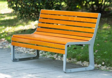 CORAL Outdoor Composite Wood Garden Bench