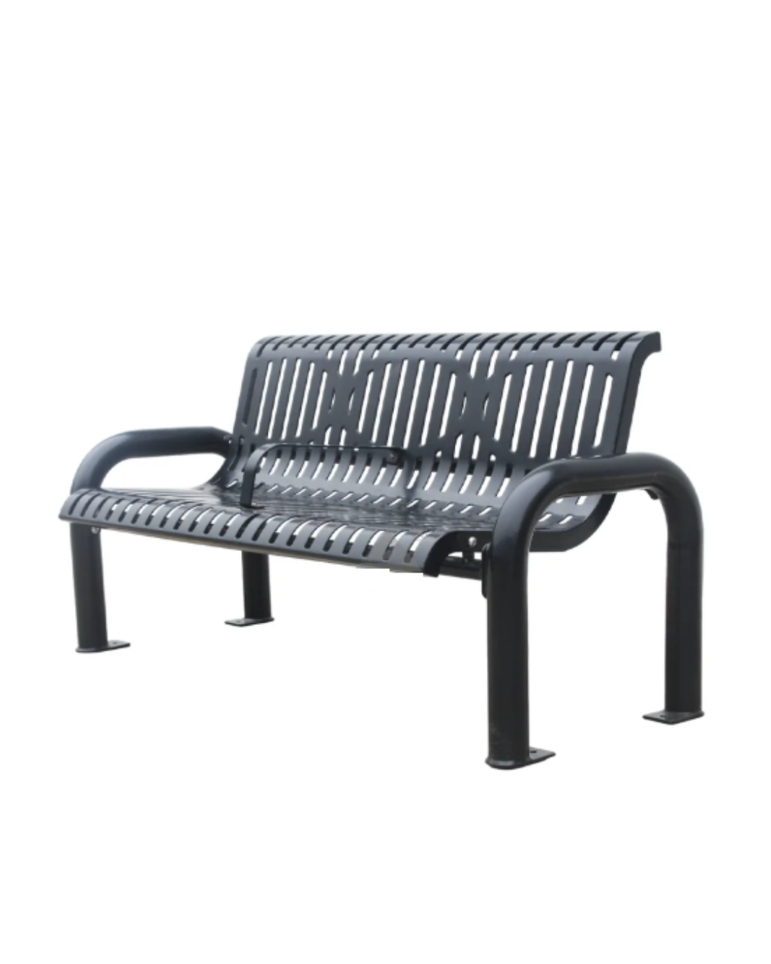 Outdoor Steel Bench with Divider (ST-Bench118)
