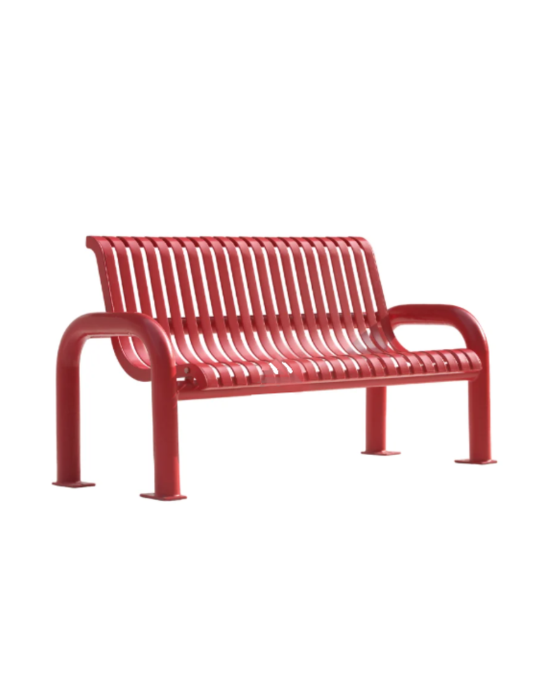 Outdoor Steel Bench with Divider (ST-Bench118)