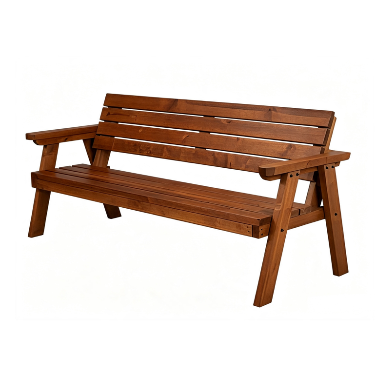 Sheldon Heritage Natural Timber Garden Bench 2