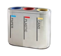 Three Compartment Recycling Bins (SN109D-3)