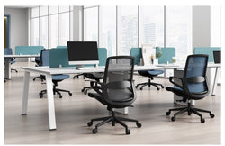 Executvie Mid Back Home Office Mesh Chair 1373 Blue