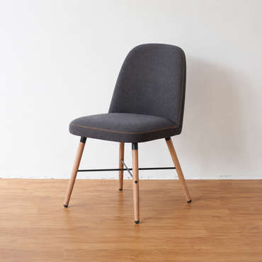 Fabric Dining Chair – 1901M Dark Grey