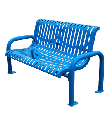 Outdoor Steel Bench with Divider (ST-Bench118)