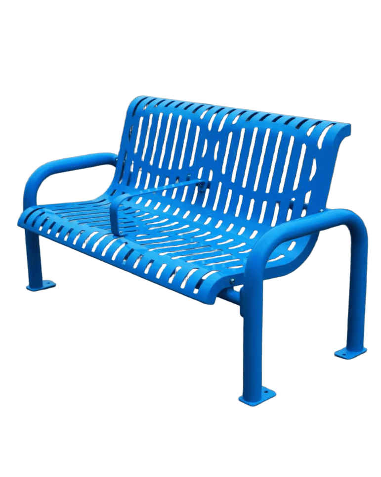 Outdoor Steel Bench with Divider (ST-Bench118)