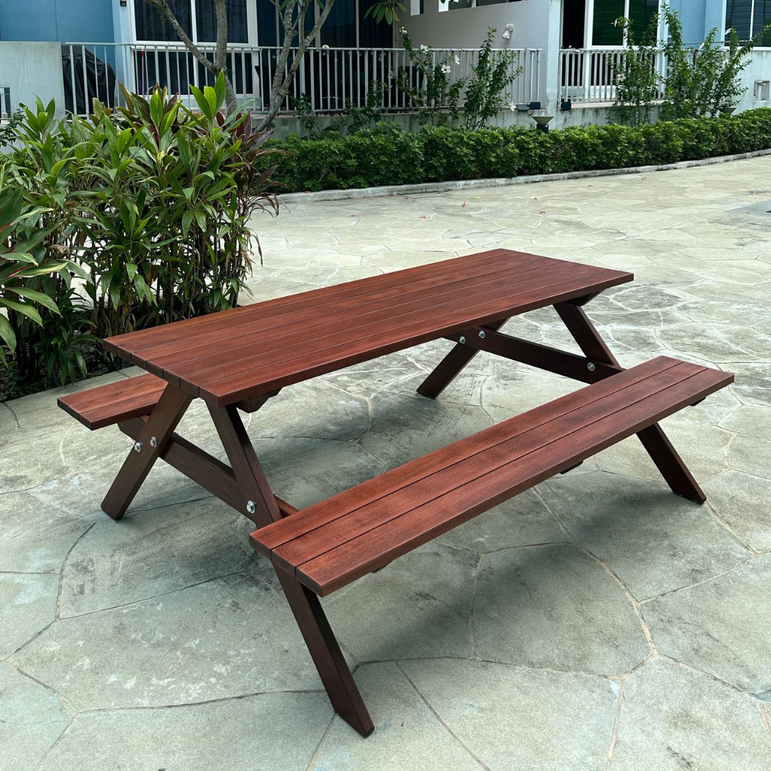 Outdoor Timber Picnic Bench