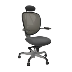 High Back Mesh Office Chair 0199 Grey