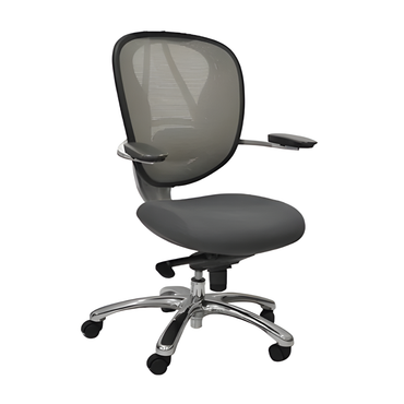 Mid Back Mesh Office Chair 0199A Grey