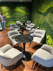 Sheldon Stylish Fabric Dining Armchair - 9172 Grey