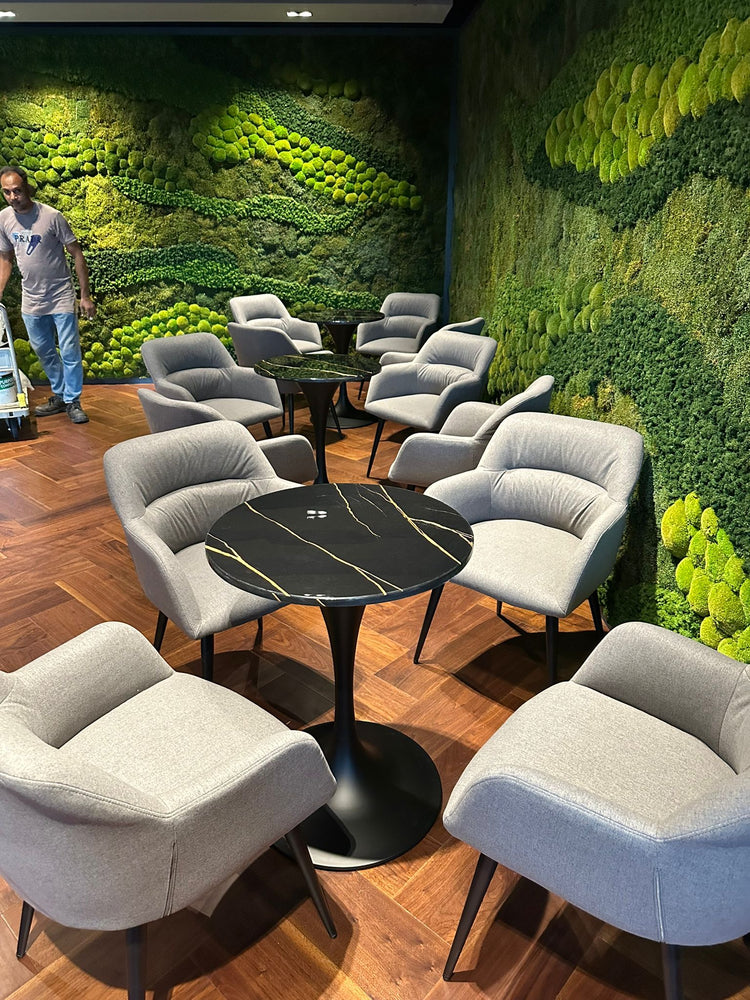 Sheldon Stylish Fabric Dining Armchair - 9172 Grey