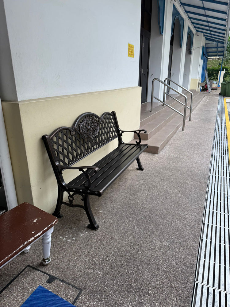 ROME Outdoor Cast Aluminium Garden Bench