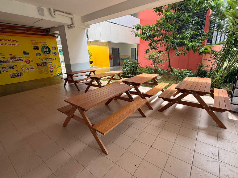 Outdoor Timber Picnic Bench