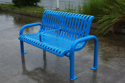 Outdoor Steel Bench with Divider (ST-Bench118)