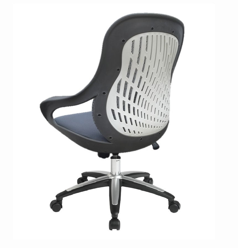 Mid Back Mesh Office Chair 010X Grey