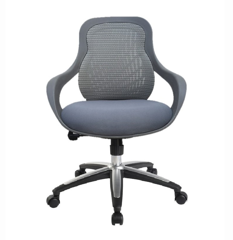Mid Back Mesh Office Chair 010X Grey