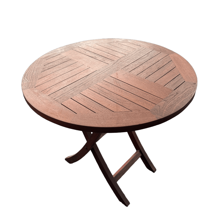 Outdoor Teak Round Folding Table (Dia80cm)