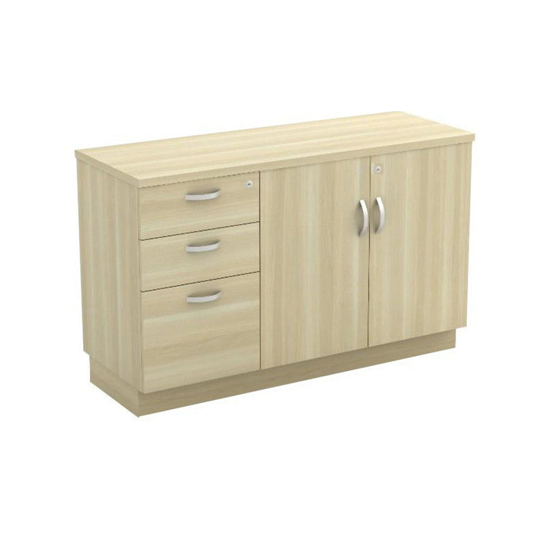 Wooden Cabinet – 2D1F with Swing Door Cabinet