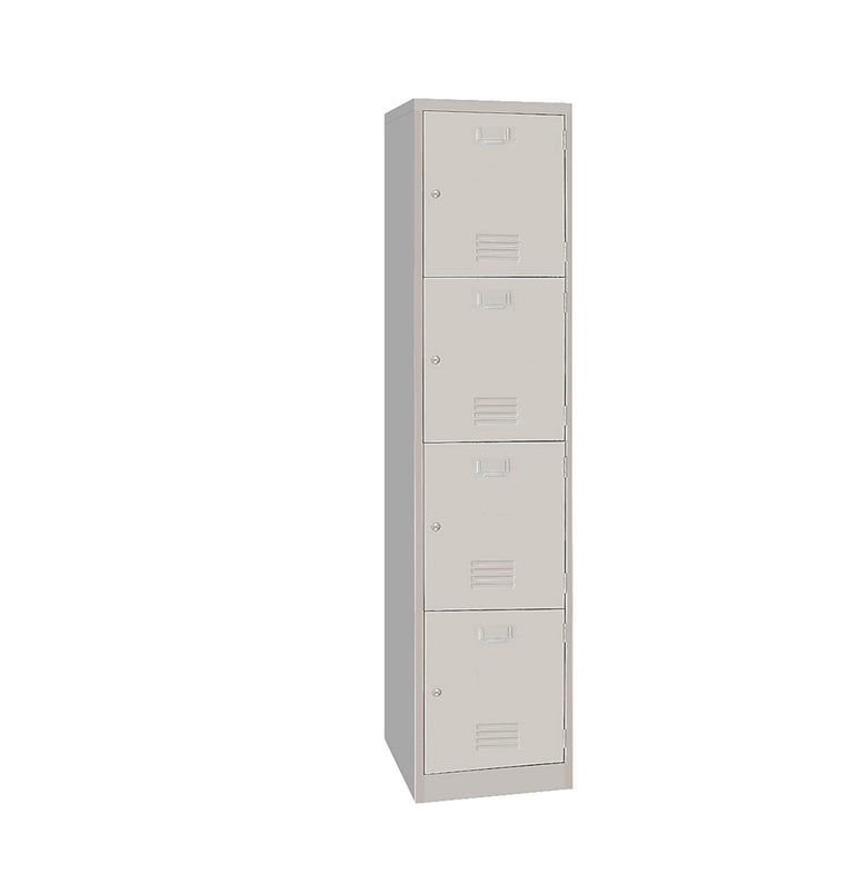 Four Compartments Metal Locker