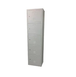 Five Compartments Metal Locker