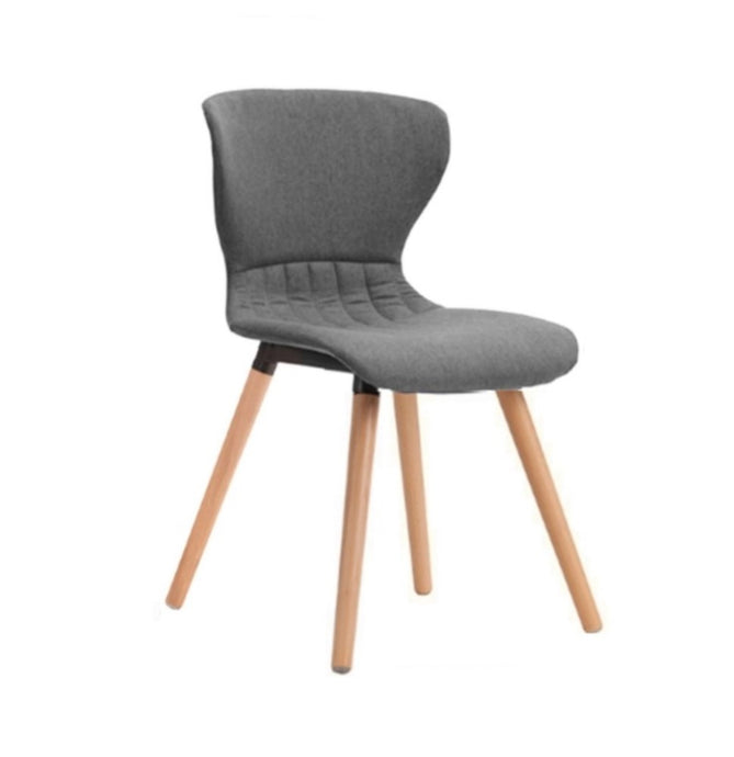 Fabric Dining Chair Grey