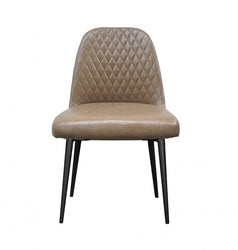 Sheldon Dining Chair –  PU Leather Brown