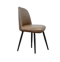 Sheldon Dining Chair –  PU Leather Brown