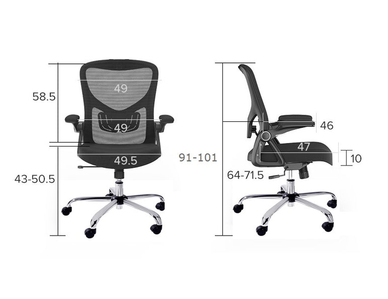 Sheldon Medium Back Office Mesh Chair 1127M