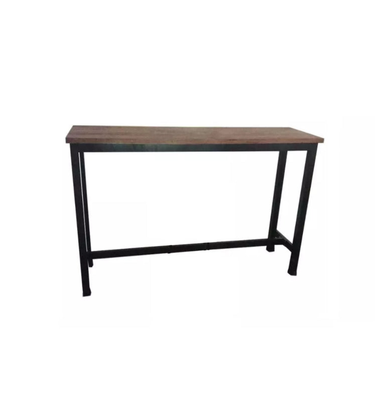 High Bar Table With Metal Frame