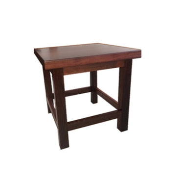 Jarrah Timber Side Table L46cm