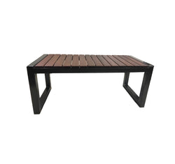 Outdoor/Indoor Garden Natural Solid Jarrah Timber Backless Bench Seat