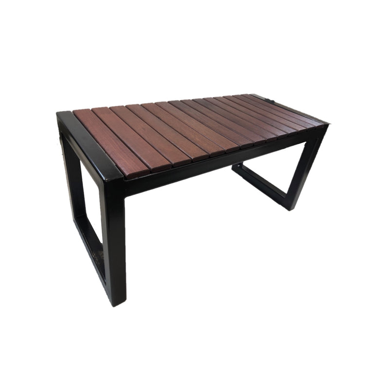 Outdoor/Indoor Garden Natural Solid Jarrah Timber Backless Bench Seat