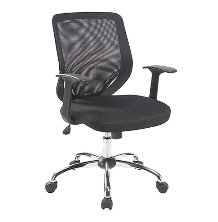 Mid Back Mesh Office Chair 0195 Black